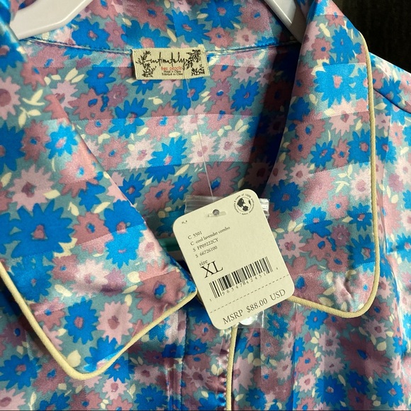 Free People Pillow Talk Silky Satin PJ Pajama Set NEW WITH TAGS - Picture 8 of 14